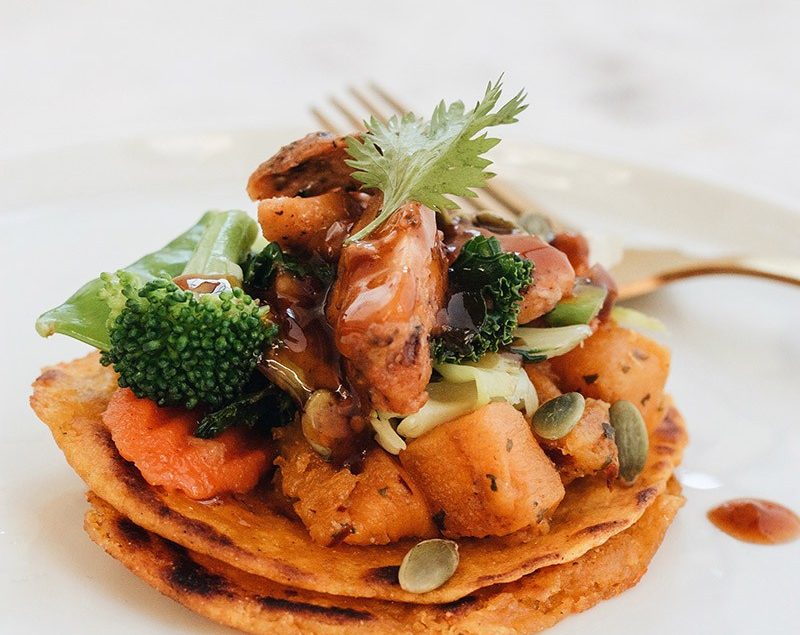 Butternut Squash Tostadas