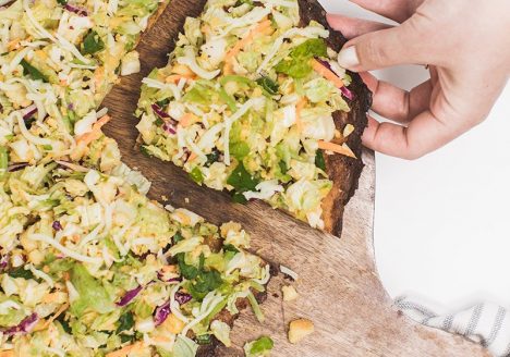 Buffalo Ranch Cauliflower Pizza