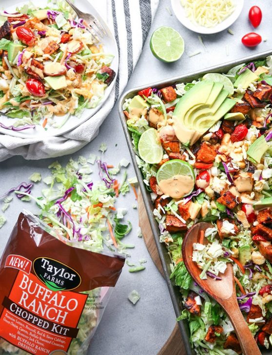 Roasted Kumara Salad With Buffalo Ranch Dressing GSF Fresh