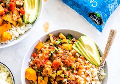 Butternut Squash Chilli With Diced Cauliflower