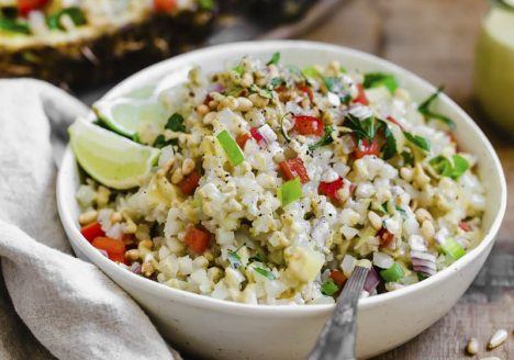 Thai Cauliflower Rice Salad