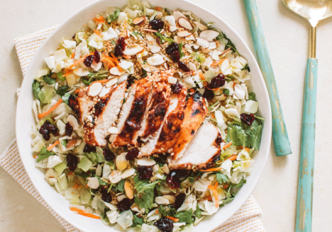 Citrus Crunch Salad with Triple Citrus Chicken