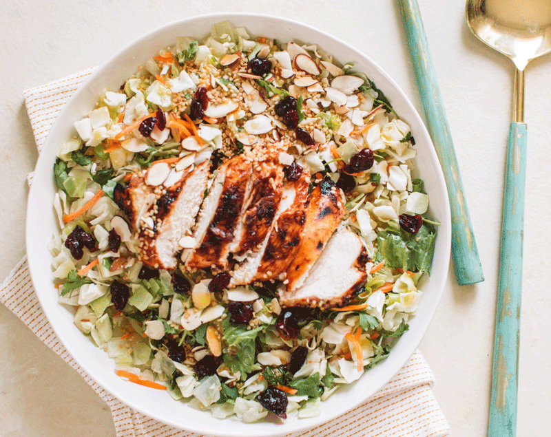 Citrus Crunch Salad with Triple Citrus Chicken
