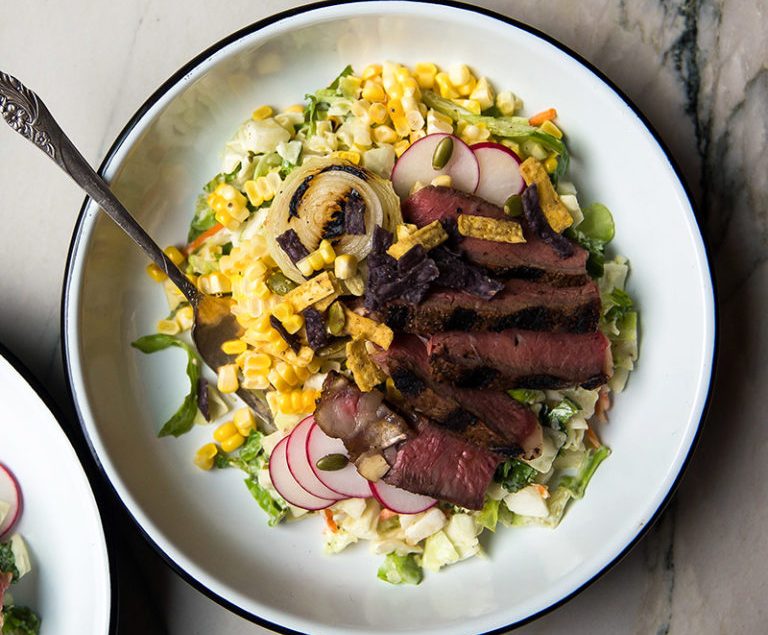 Smoked Ribeye and Grilled Vegetable Salad